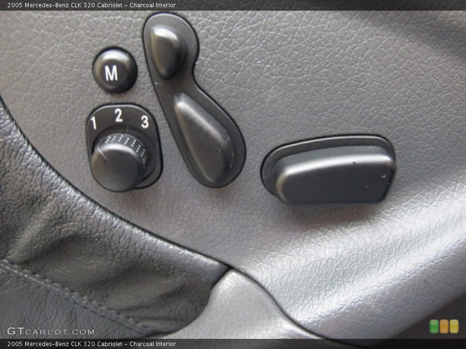 Charcoal Interior Controls for the 2005 Mercedes-Benz CLK 320 Cabriolet #57247515