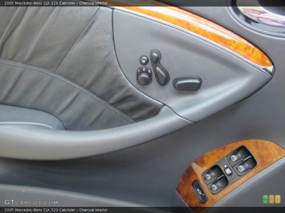 Charcoal Interior Controls for the 2005 Mercedes-Benz CLK 320 Cabriolet #57247530