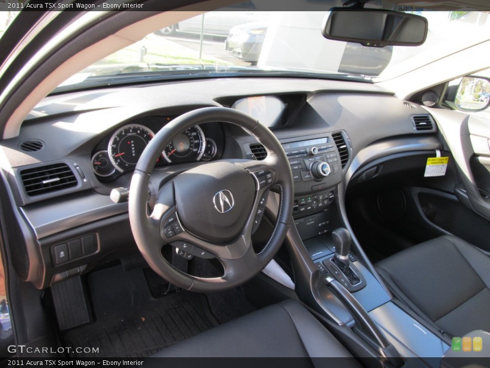 Ebony Interior Prime Interior for the 2011 Acura TSX Sport Wagon #57247985