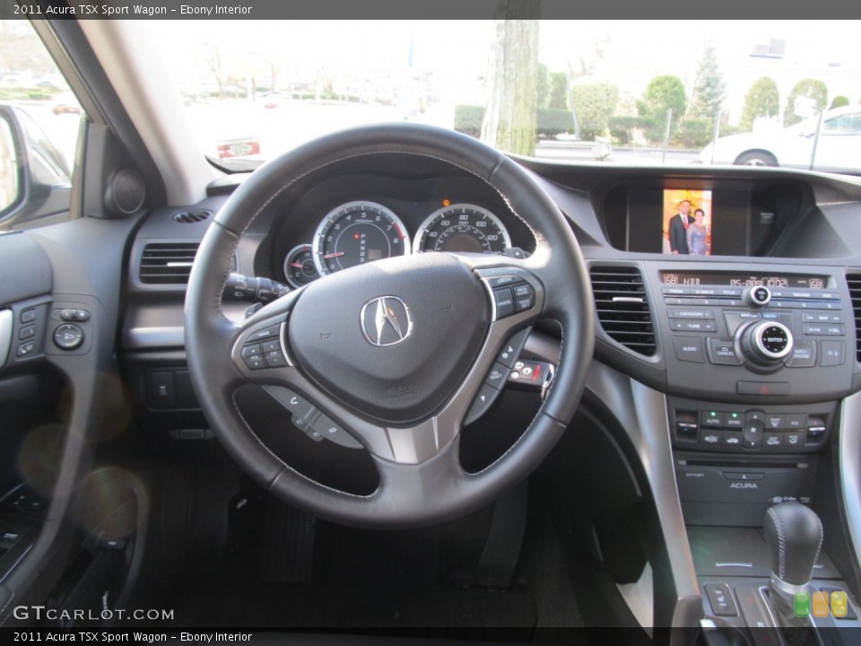 Ebony Interior Dashboard for the 2011 Acura TSX Sport Wagon #57248027