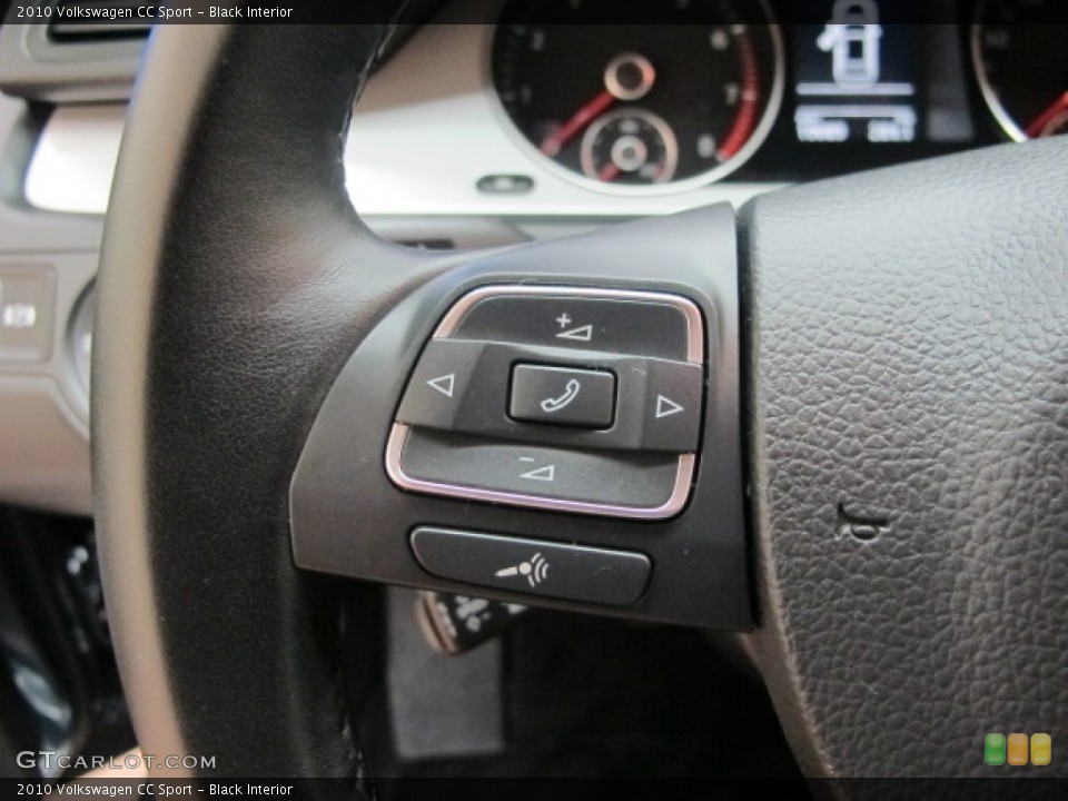 Black Interior Controls for the 2010 Volkswagen CC Sport #57248200