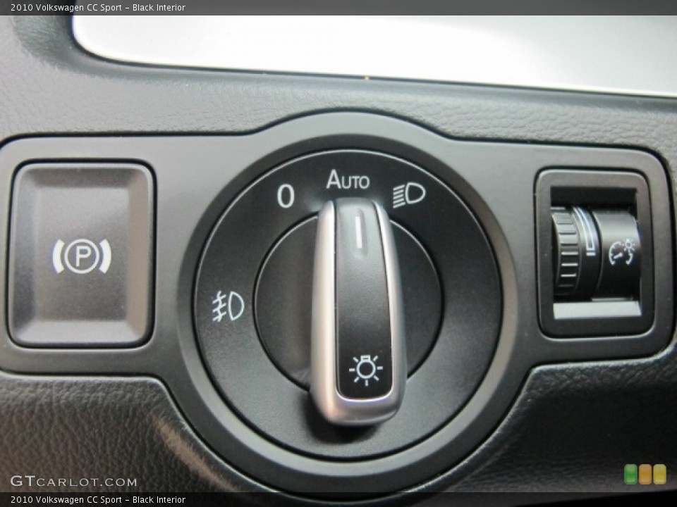 Black Interior Controls for the 2010 Volkswagen CC Sport #57248219