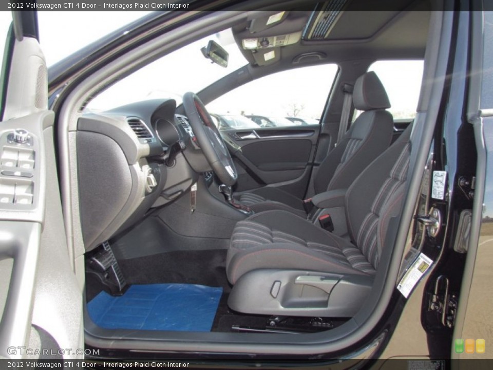 Interlagos Plaid Cloth Interior Photo for the 2012 Volkswagen GTI 4 Door #57251231