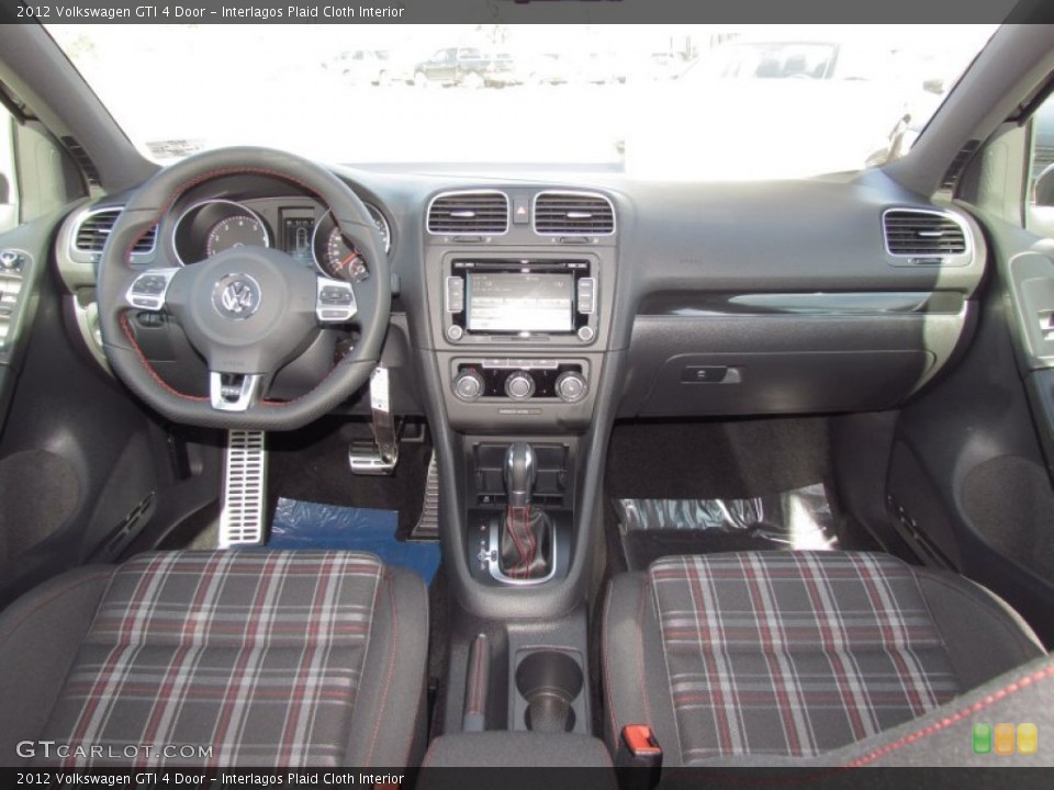 Interlagos Plaid Cloth Interior Dashboard for the 2012 Volkswagen GTI 4 Door #57251249