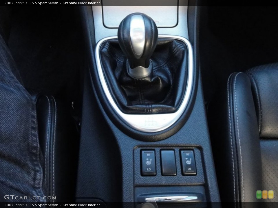 Graphite Black Interior Transmission for the 2007 Infiniti G 35 S Sport Sedan #57253295