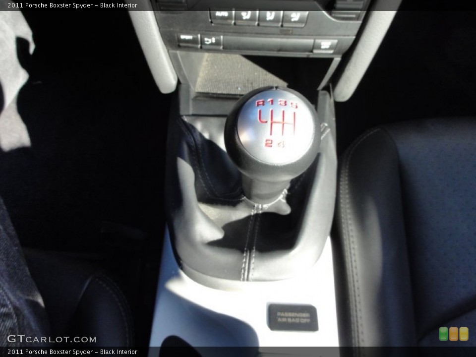 Black Interior Transmission for the 2011 Porsche Boxster Spyder #57254003