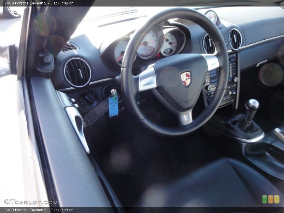 Black Interior Steering Wheel for the 2009 Porsche Cayman S #57254120