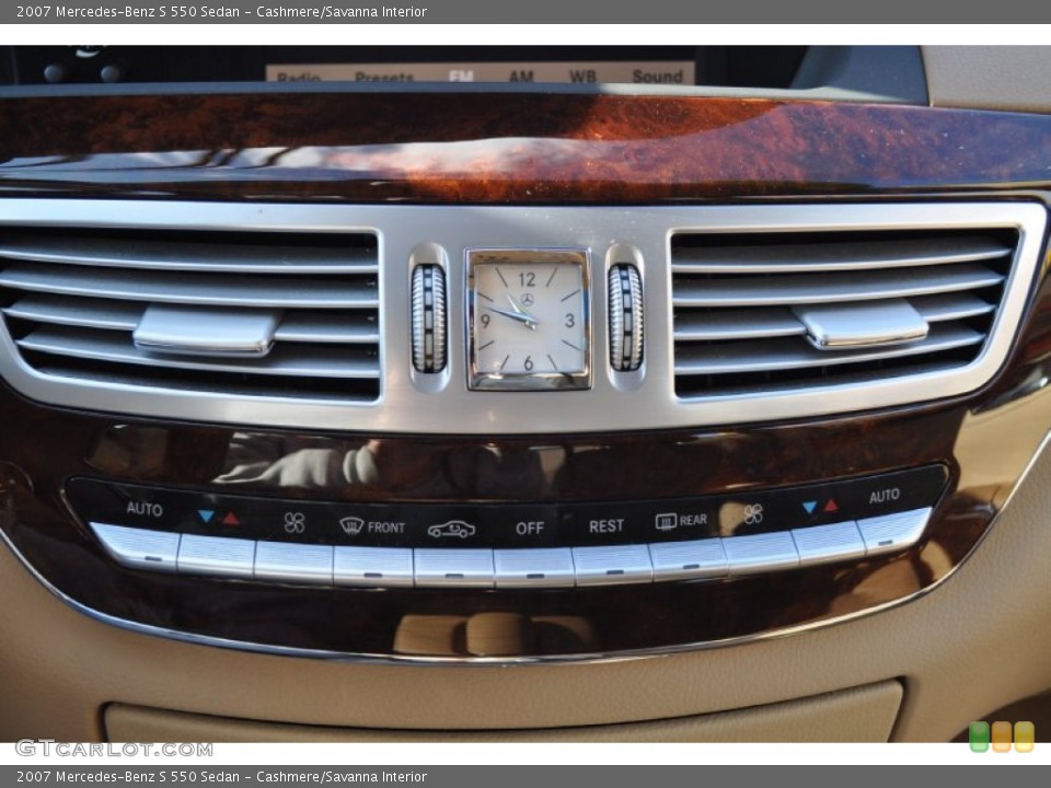 Cashmere/Savanna Interior Controls for the 2007 Mercedes-Benz S 550 Sedan #57258152