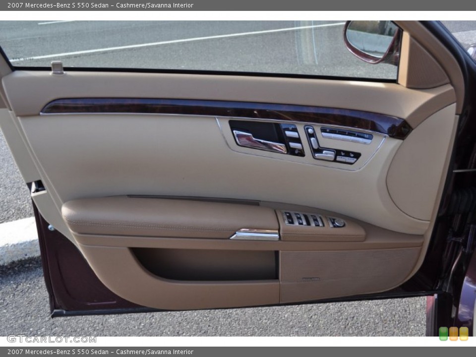 Cashmere/Savanna Interior Door Panel for the 2007 Mercedes-Benz S 550 Sedan #57258248