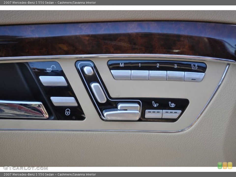 Cashmere/Savanna Interior Controls for the 2007 Mercedes-Benz S 550 Sedan #57258256