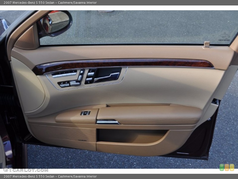 Cashmere/Savanna Interior Door Panel for the 2007 Mercedes-Benz S 550 Sedan #57258278