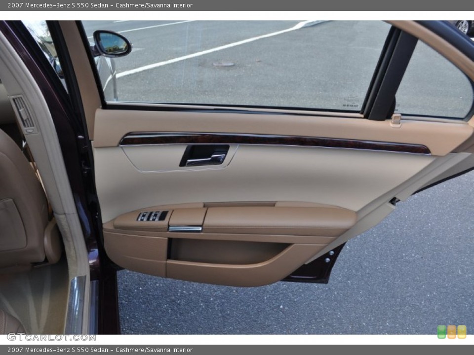 Cashmere/Savanna Interior Door Panel for the 2007 Mercedes-Benz S 550 Sedan #57258287