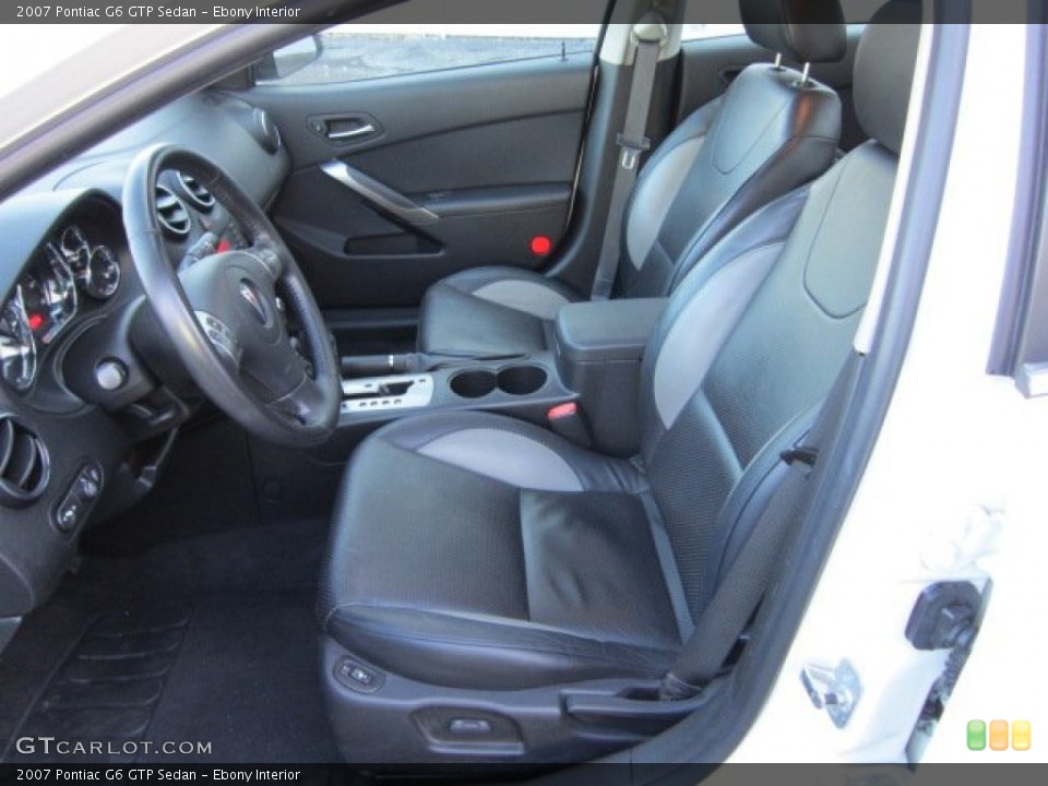 Ebony Interior Photo for the 2007 Pontiac G6 GTP Sedan #57258581