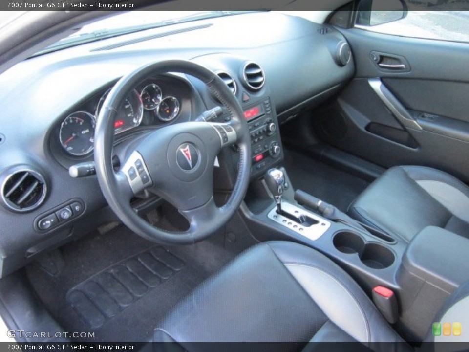 Ebony Interior Photo for the 2007 Pontiac G6 GTP Sedan #57258590