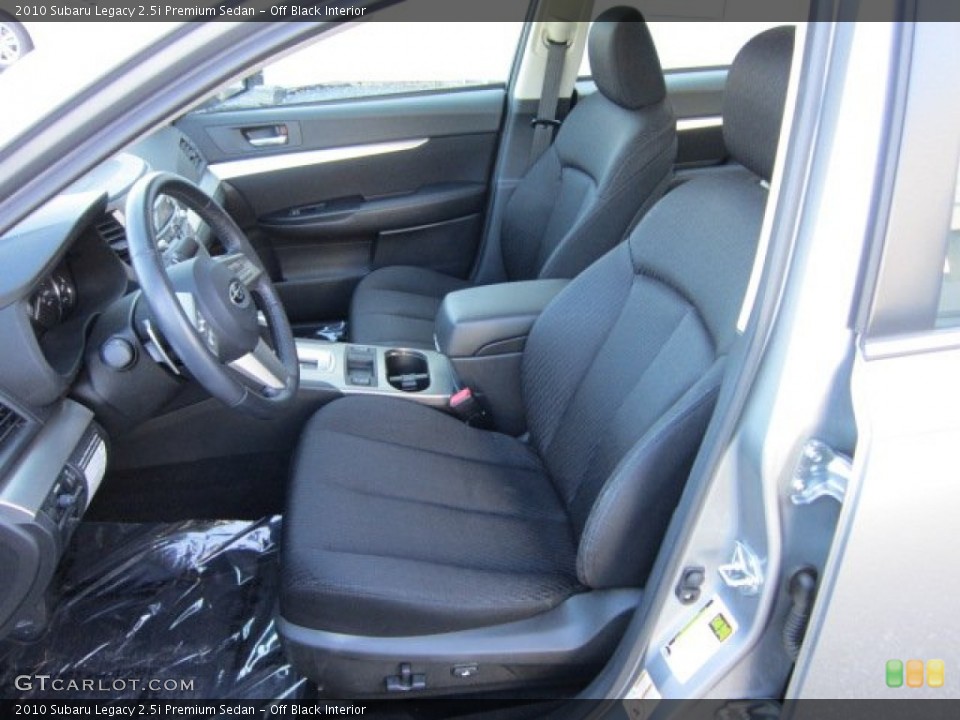 Off Black Interior Photo for the 2010 Subaru Legacy 2.5i Premium Sedan #57259106