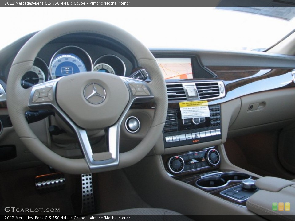 Almond/Mocha Interior Dashboard for the 2012 Mercedes-Benz CLS 550 4Matic Coupe #57261242