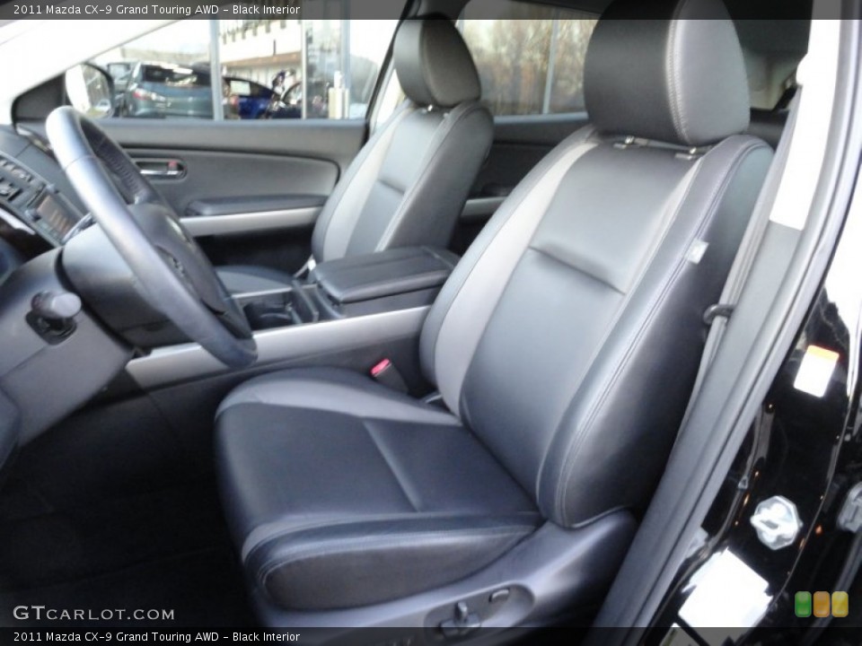 Black Interior Photo for the 2011 Mazda CX-9 Grand Touring AWD #57262901