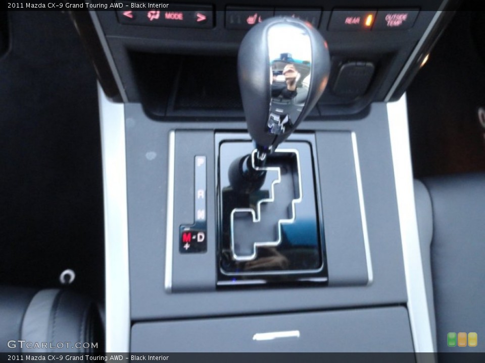 Black Interior Transmission for the 2011 Mazda CX-9 Grand Touring AWD #57263009