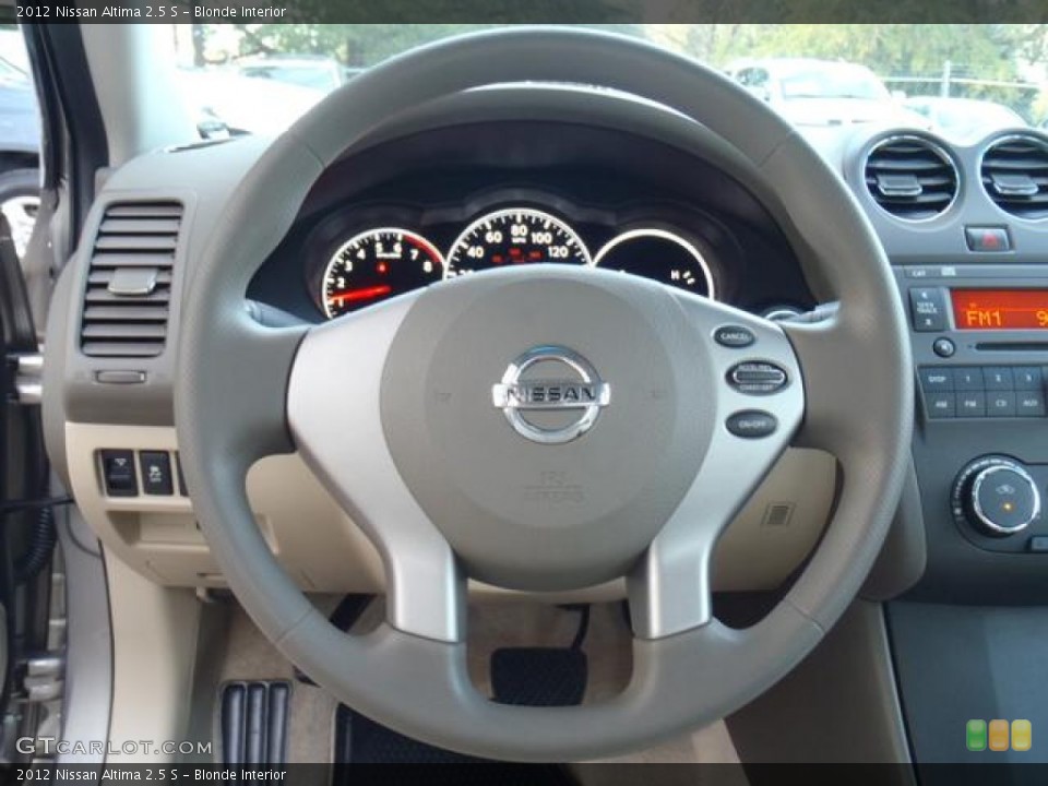 Blonde Interior Steering Wheel for the 2012 Nissan Altima 2.5 S #57263197