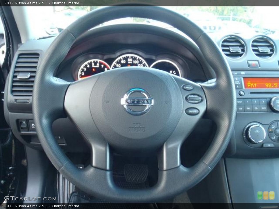 Charcoal Interior Steering Wheel for the 2012 Nissan Altima 2.5 S #57263594