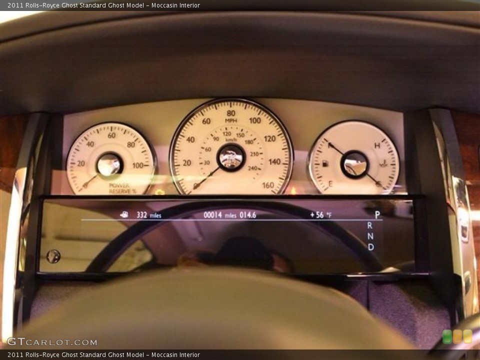 Moccasin Interior Gauges for the 2011 Rolls-Royce Ghost  #57264530