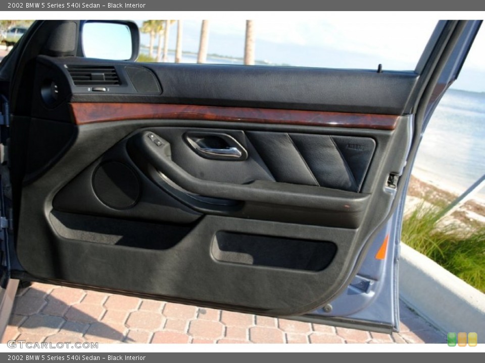 Black Interior Door Panel for the 2002 BMW 5 Series 540i Sedan #57266381
