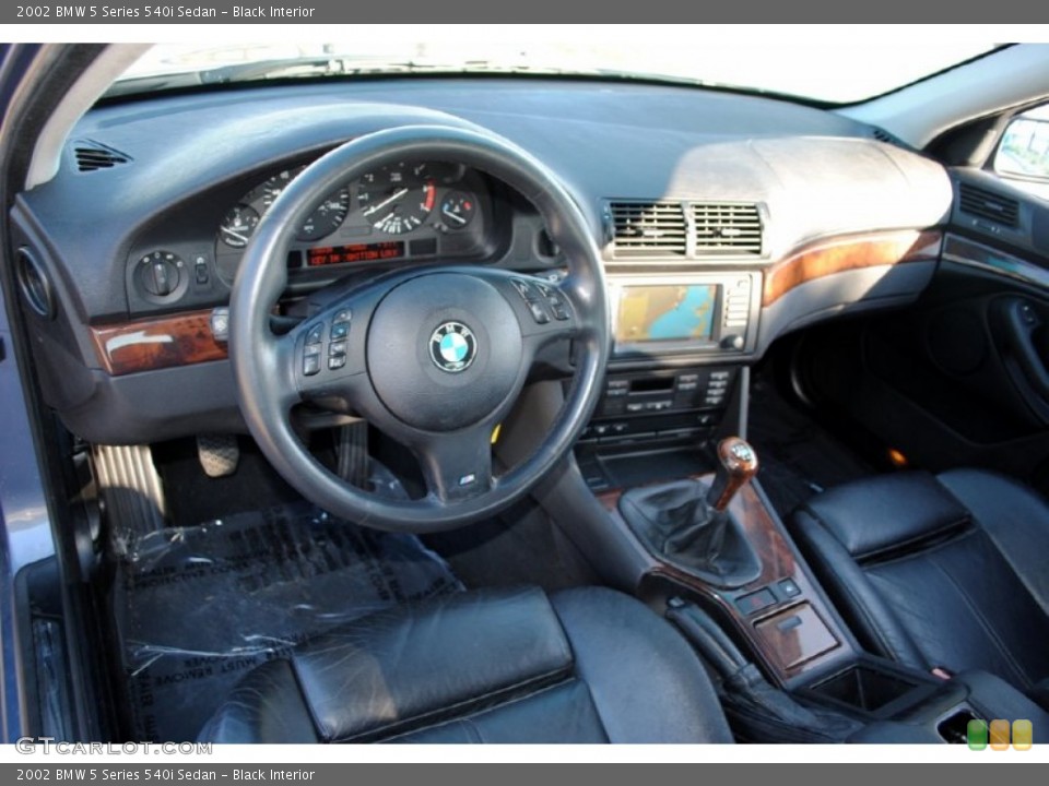 Black Interior Dashboard for the 2002 BMW 5 Series 540i Sedan #57266441