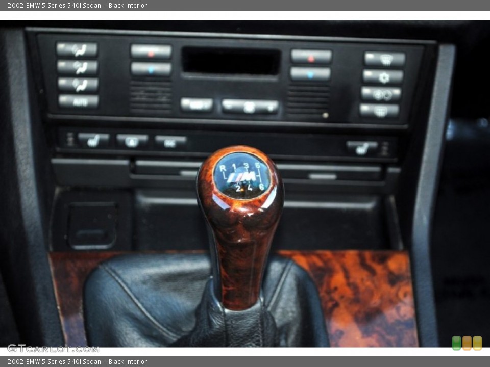 Black Interior Transmission for the 2002 BMW 5 Series 540i Sedan #57266549