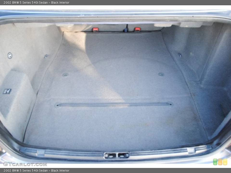 Black Interior Trunk for the 2002 BMW 5 Series 540i Sedan #57266615