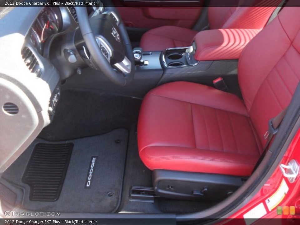 Black/Red Interior Photo for the 2012 Dodge Charger SXT Plus #57267458