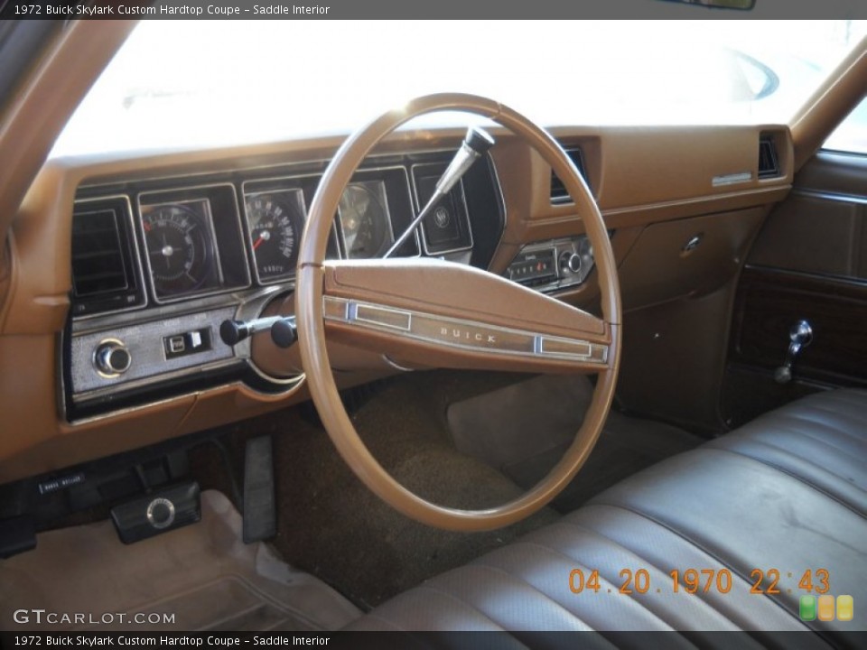 Saddle 1972 Buick Skylark Interiors