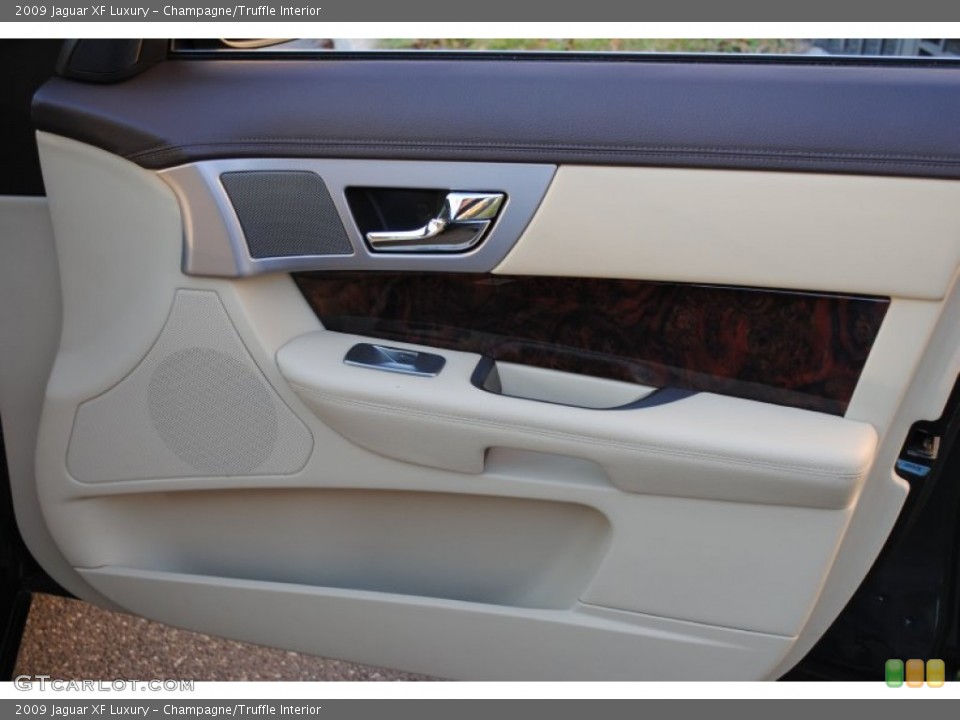 Champagne/Truffle Interior Door Panel for the 2009 Jaguar XF Luxury #57273115