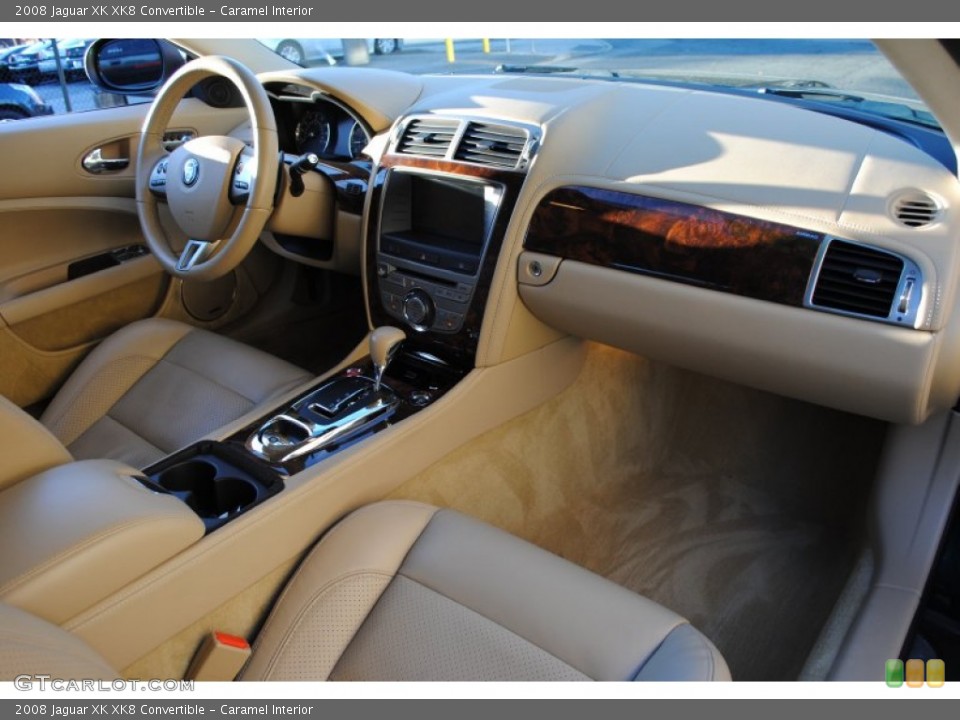 Caramel Interior Dashboard for the 2008 Jaguar XK XK8 Convertible #57273404