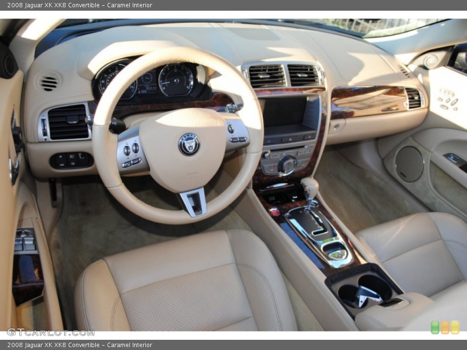 Caramel Interior Prime Interior for the 2008 Jaguar XK XK8 Convertible #57273516