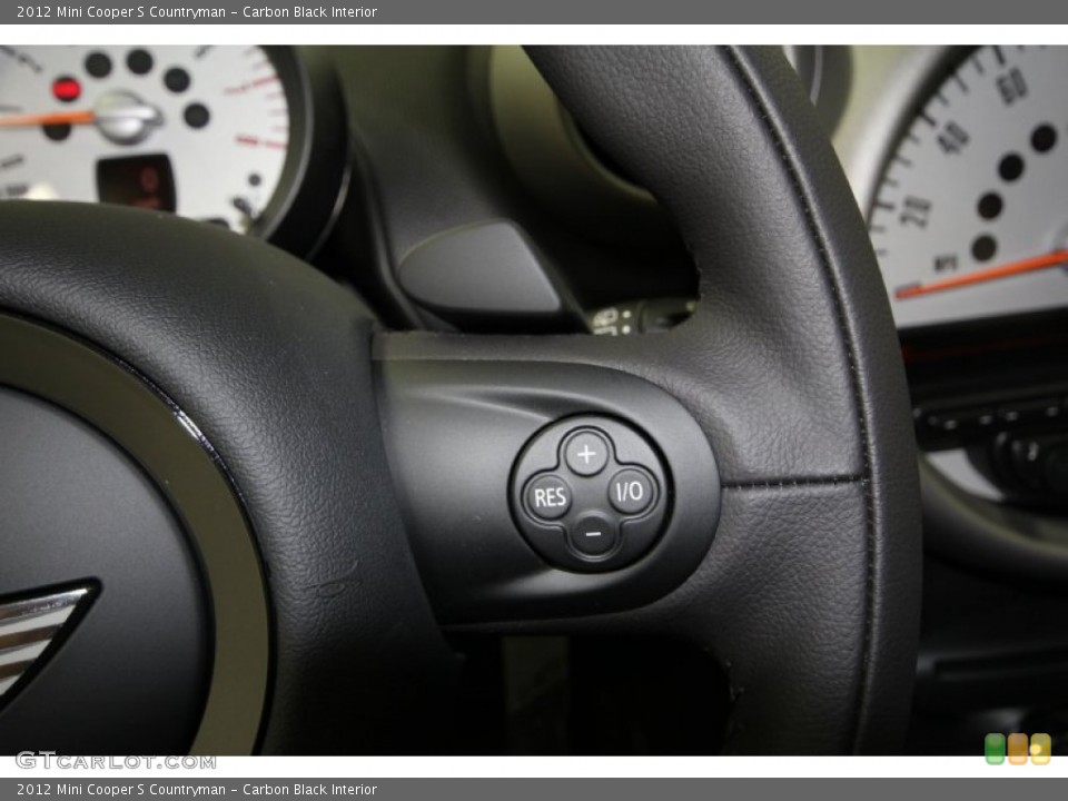Carbon Black Interior Controls for the 2012 Mini Cooper S Countryman #57273537