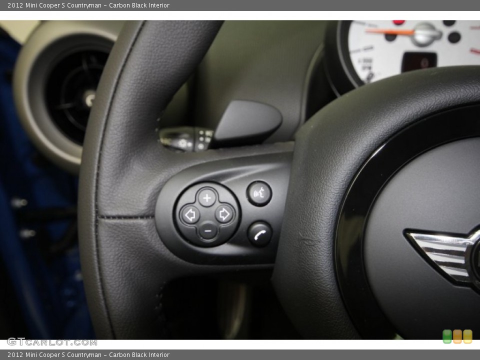Carbon Black Interior Controls for the 2012 Mini Cooper S Countryman #57273546