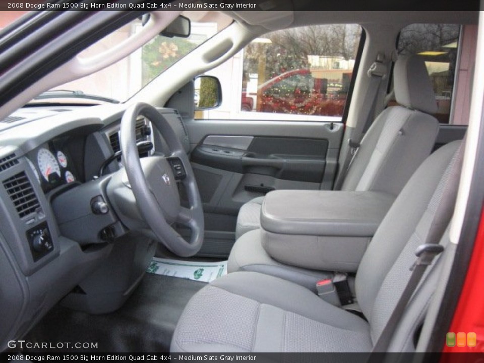 Medium Slate Gray Interior Photo for the 2008 Dodge Ram 1500 Big Horn Edition Quad Cab 4x4 #57279888