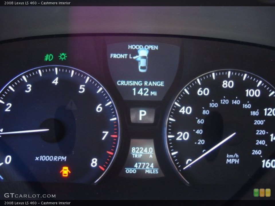 Cashmere Interior Gauges for the 2008 Lexus LS 460 #57282766