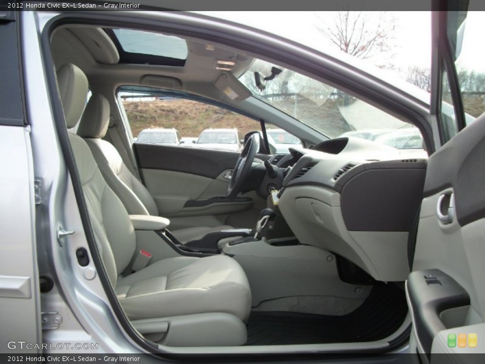 Gray Interior Photo for the 2012 Honda Civic EX-L Sedan #57284115
