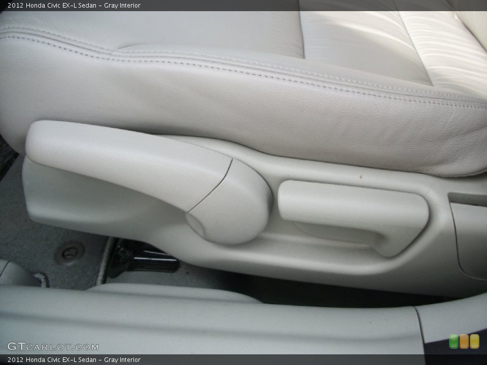 Gray Interior Controls for the 2012 Honda Civic EX-L Sedan #57284149