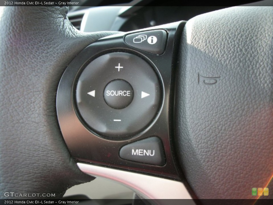 Gray Interior Controls for the 2012 Honda Civic EX-L Sedan #57284205