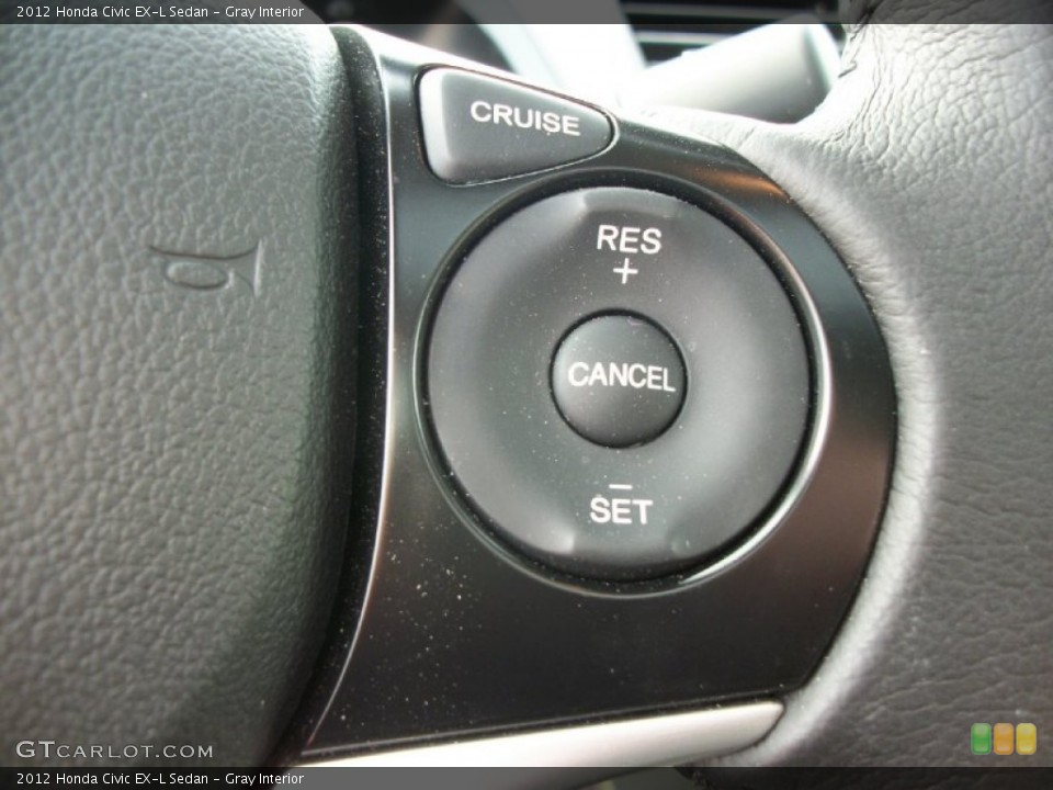 Gray Interior Controls for the 2012 Honda Civic EX-L Sedan #57284214