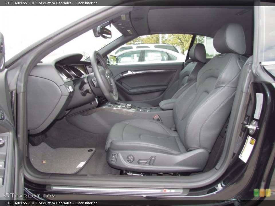 Black Interior Photo for the 2012 Audi S5 3.0 TFSI quattro Cabriolet #57284238
