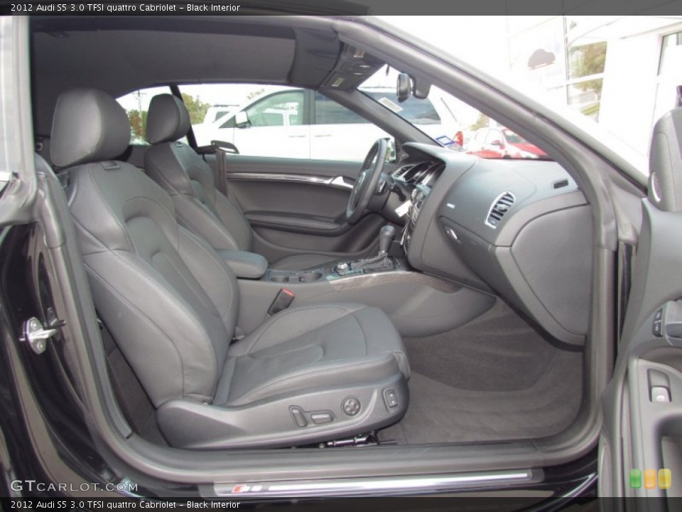 Black Interior Photo for the 2012 Audi S5 3.0 TFSI quattro Cabriolet #57284244