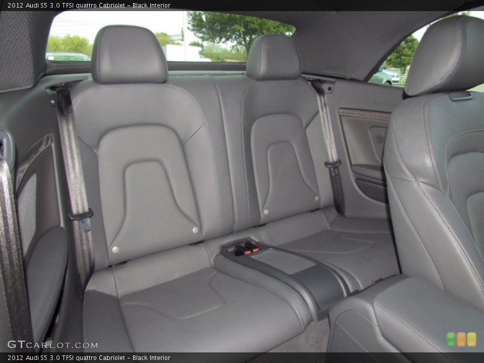 Black Interior Photo for the 2012 Audi S5 3.0 TFSI quattro Cabriolet #57284250