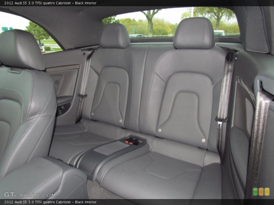 Black Interior Photo for the 2012 Audi S5 3.0 TFSI quattro Cabriolet #57284253