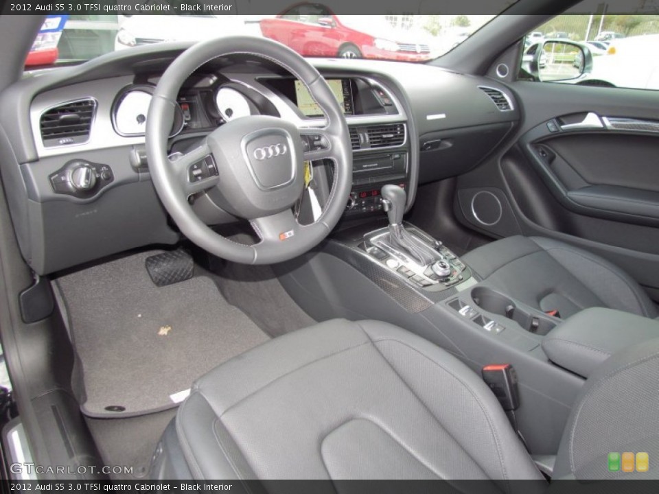 Black Interior Prime Interior for the 2012 Audi S5 3.0 TFSI quattro Cabriolet #57284265