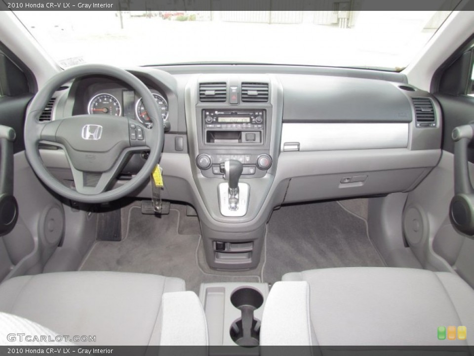 Gray Interior Dashboard for the 2010 Honda CR-V LX #57284679