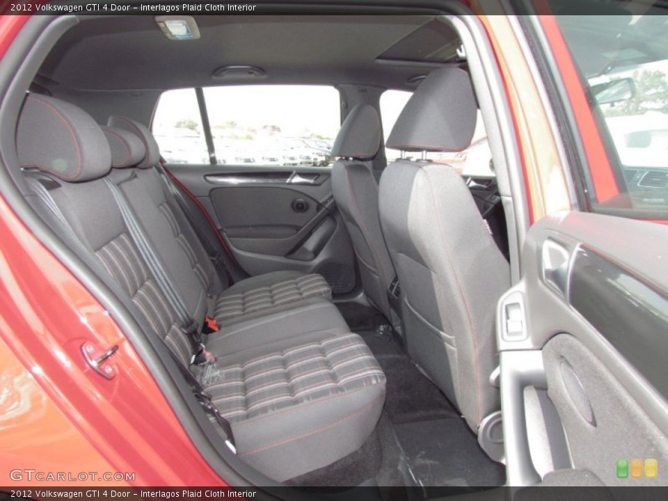 Interlagos Plaid Cloth Interior Photo for the 2012 Volkswagen GTI 4 Door #57285777