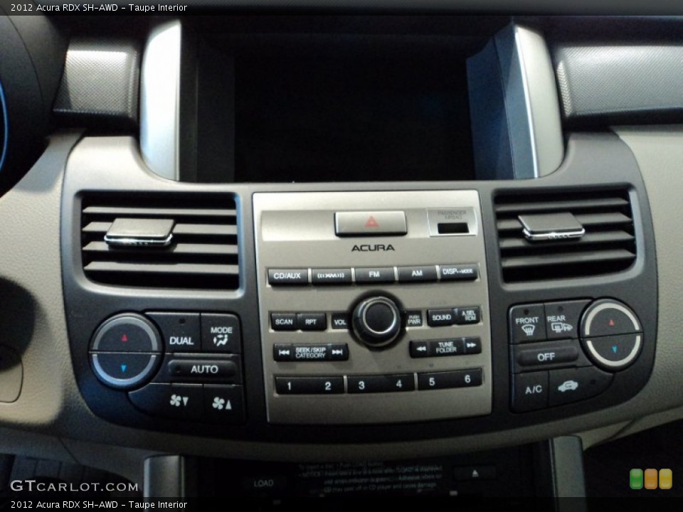 Taupe Interior Controls for the 2012 Acura RDX SH-AWD #57286542